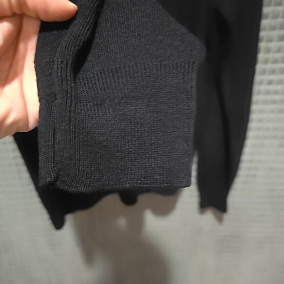 (2) Jantzen SOFT Mens Sweaters SzLg Lot VTG Black Navy Blue Career Casual Staple - Picture 9 of 16